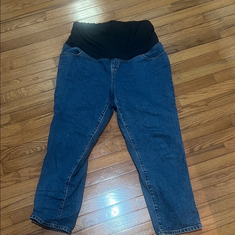 Target Isabella Brand Maternity Women's Blue Ankle & Cropped Jeans